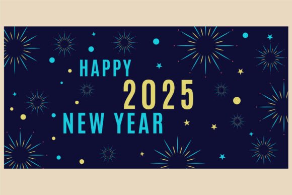 Download Happy New Year Banner Background Vector - Happy Collection