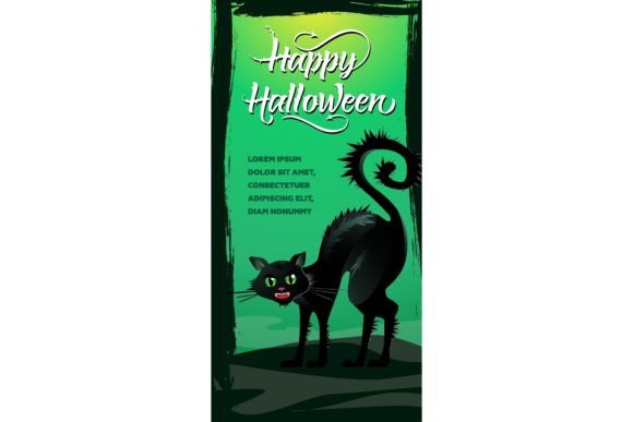 Download Happy Halloween Lettering. Hissing Black - Happy Collection