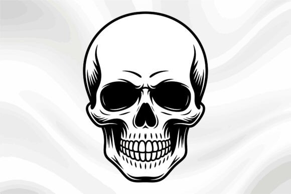 Download Skull Line Art - Skull Collection