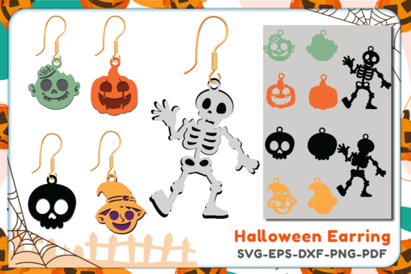 Download Halloween Earring Svg, Skull Skeleton - Skull Collection