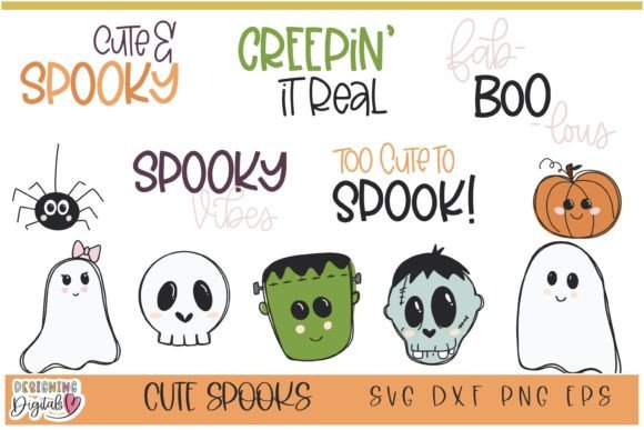 Download Cute Halloween SVG Bundle, Cute Clipart - Cute halloween Collection