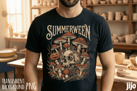 Download Summerween Halloween Skull Pumpkins PNG - Skull Collection