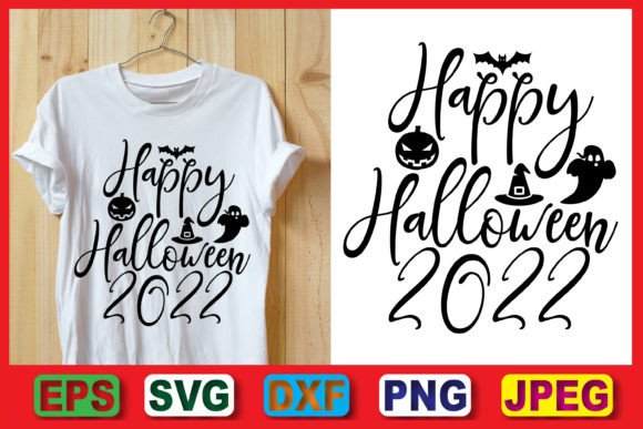 Download Happy Halloween 2022, SVG Lettering Tee - Happy Collection