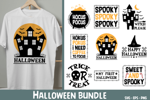 Download Happy Halloween Design Bundle SVG - Happy halloween design Collection
