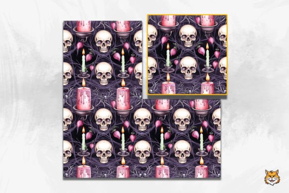 Download Spider &amp; Skull &amp; Candle - Skull Collection
