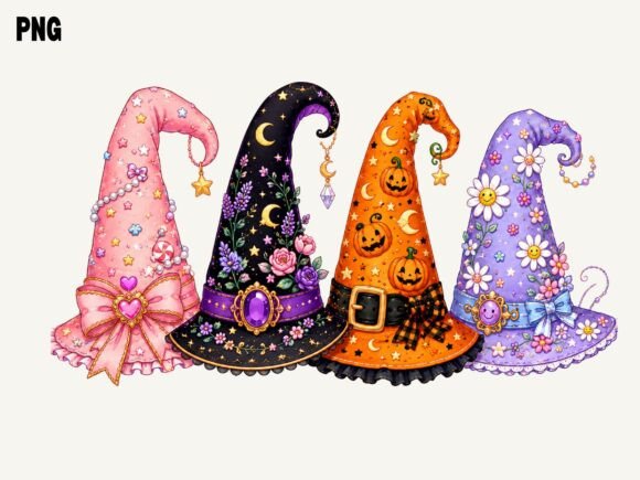 Download Cute Halloween Witch Hat PNG, Pumpkin - Cute halloween Collection