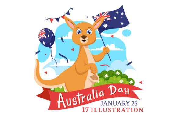 Download 17 Happy Australia Day Illustration - Happy Collection