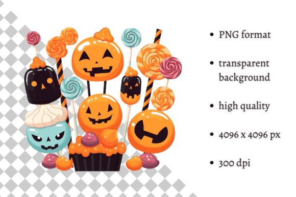 Download Cute Halloween Sweets PNG Clipart - Cute halloween Collection