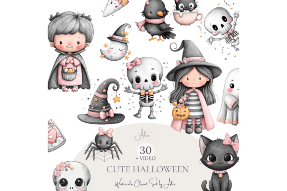 Download 30 Cute Halloween Clipart - Cute halloween Collection